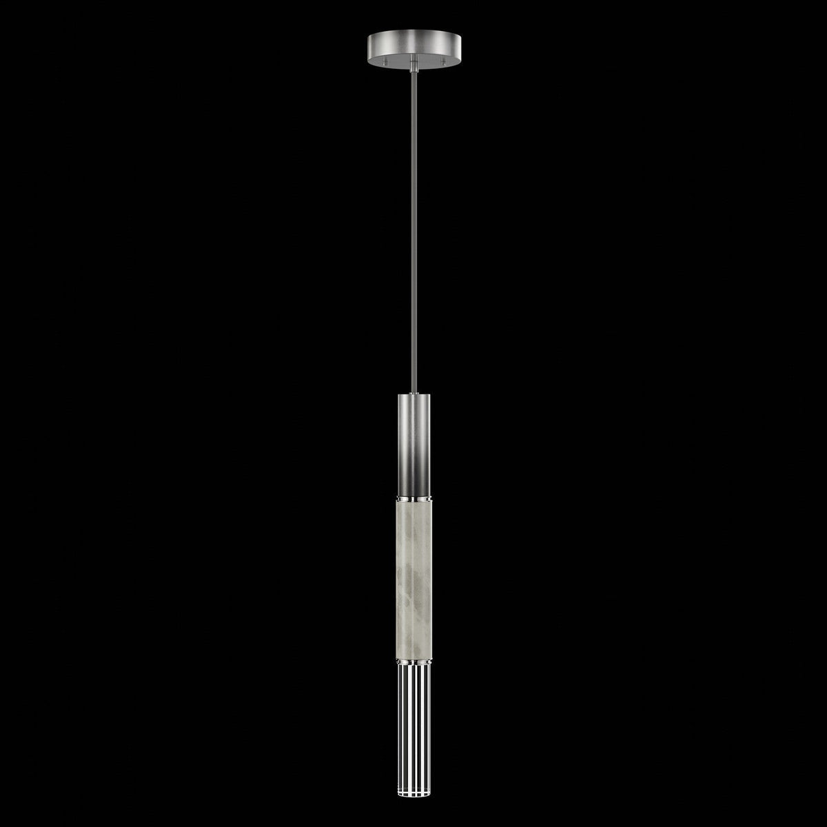6.5-Inch Parchment Glass LED Pendant Light
