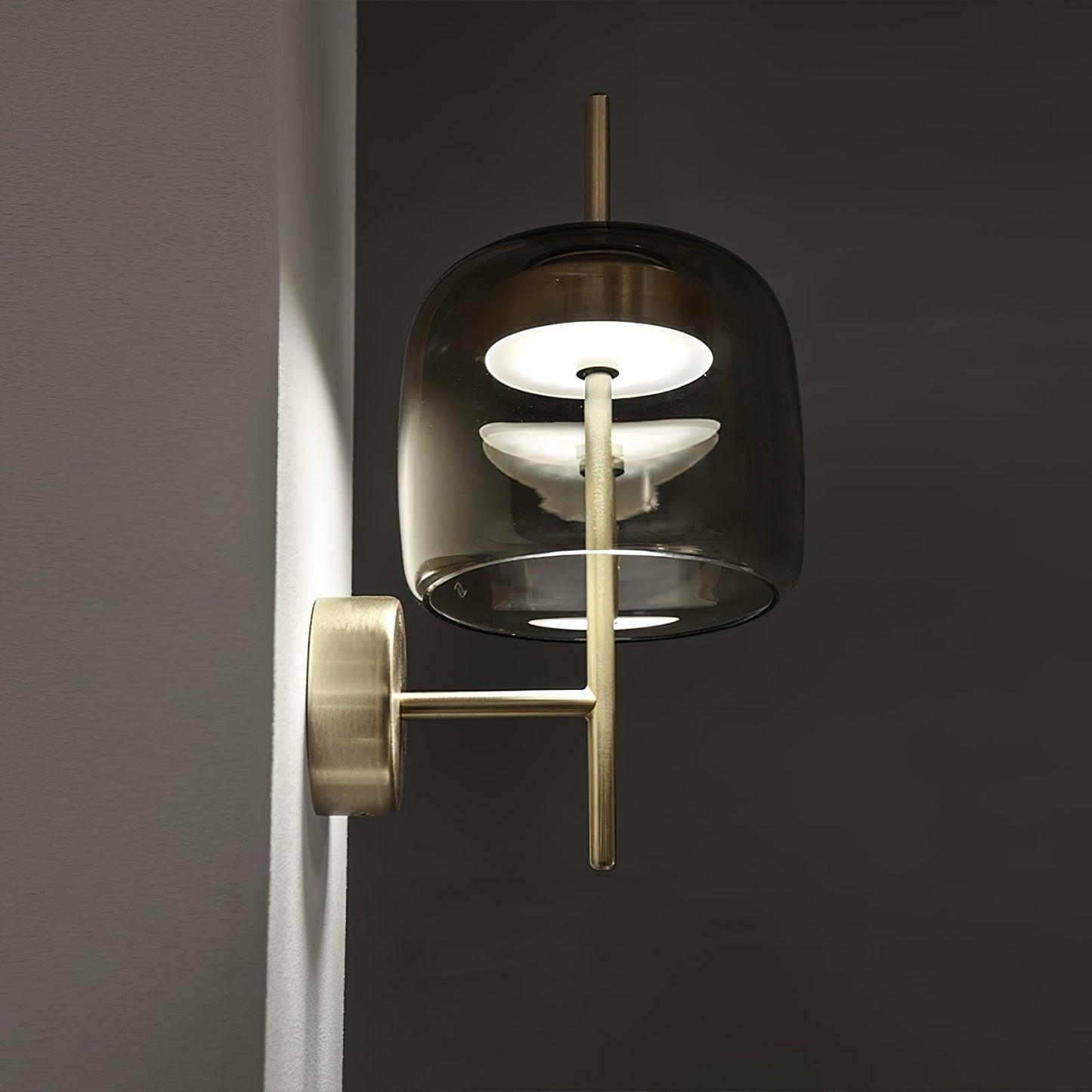 Hourglass Glass LED Wall Light