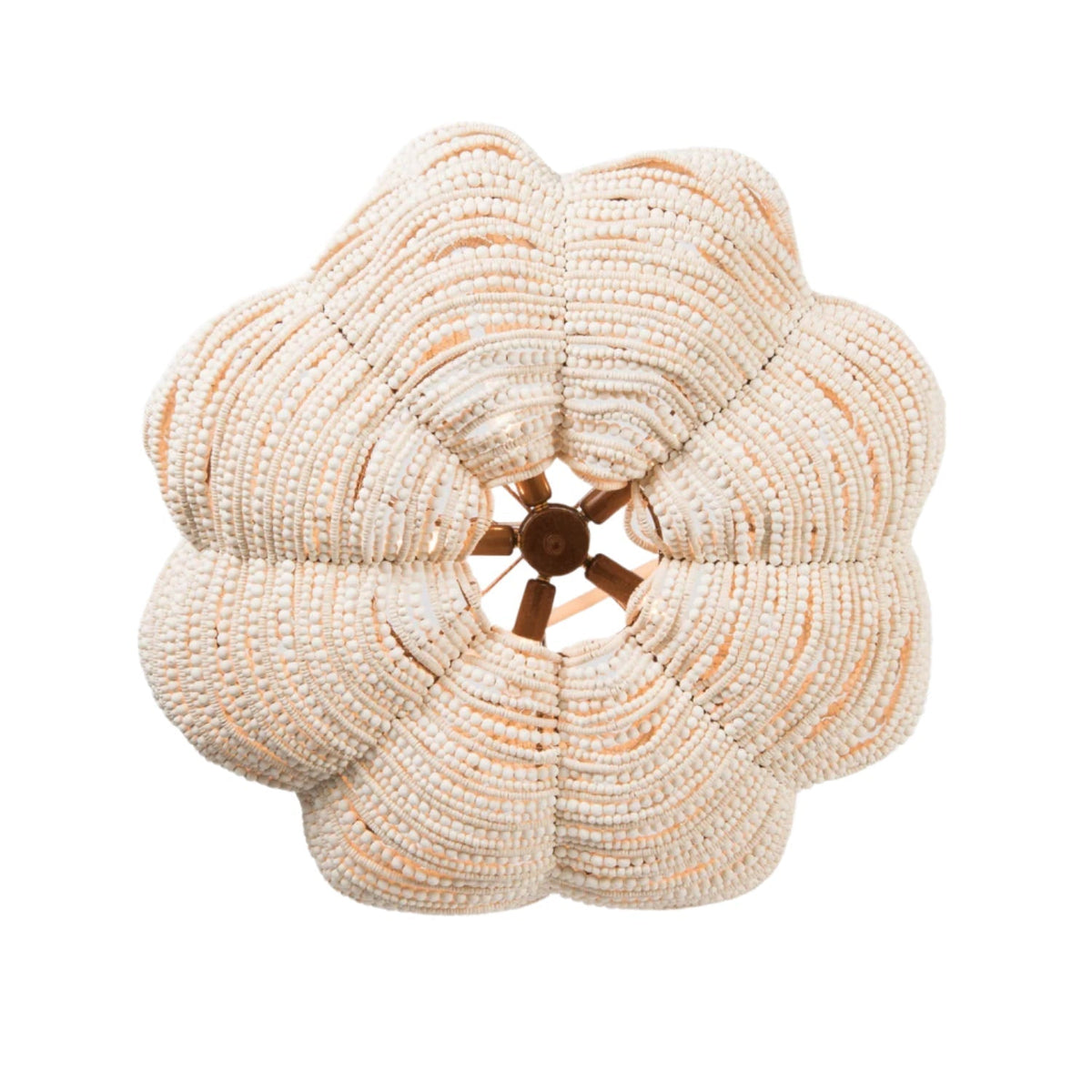 32-Inch Bronze or White Chandelier