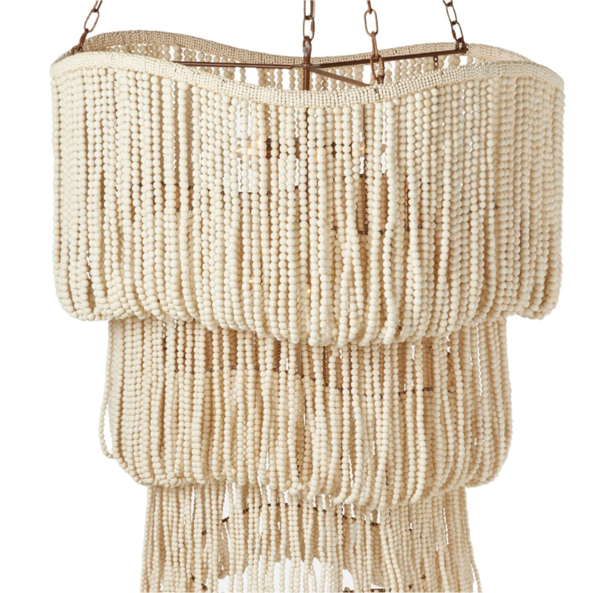 38-Inch Three-Tier Statement Chandelier