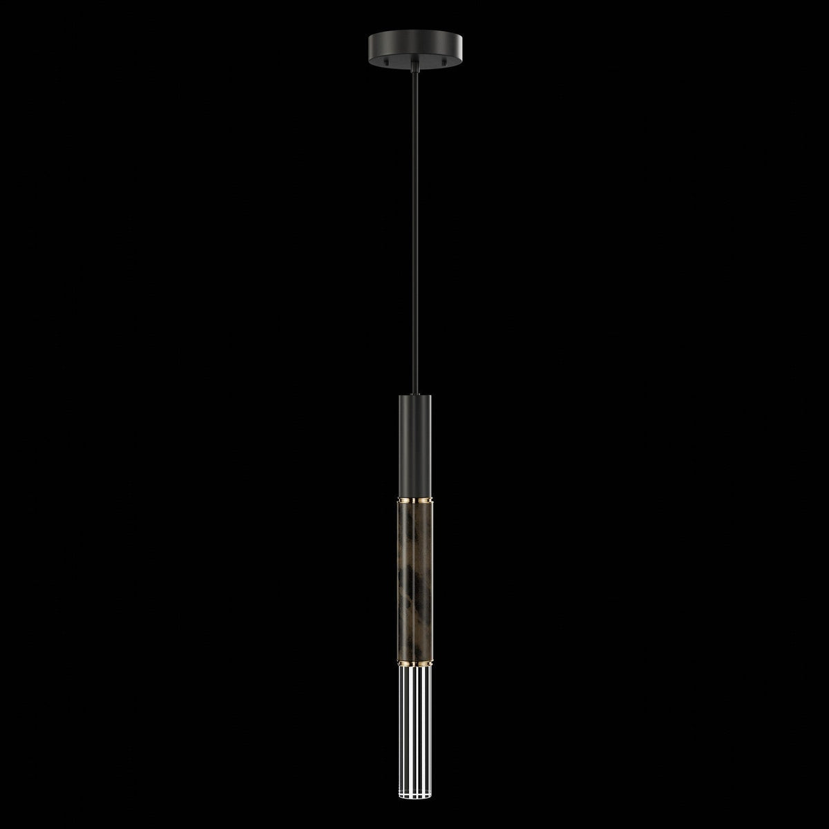 6.5-Inch Parchment Glass LED Pendant Light