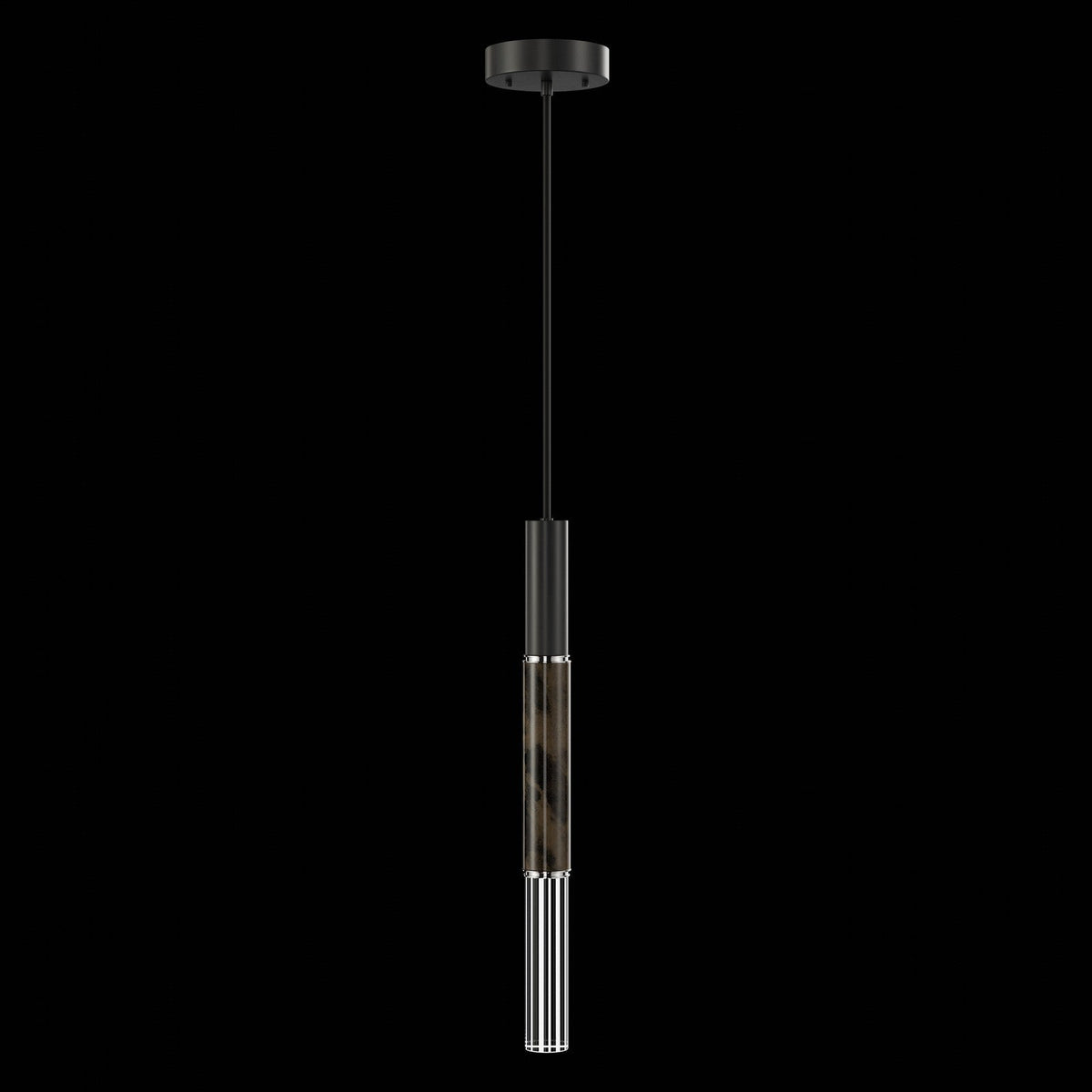 6.5-Inch Parchment Glass LED Pendant Light