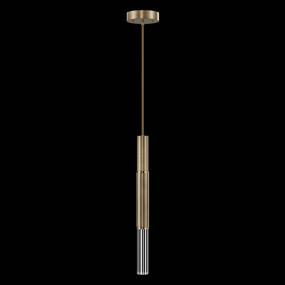 6.5-Inch Parchment Glass LED Pendant Light
