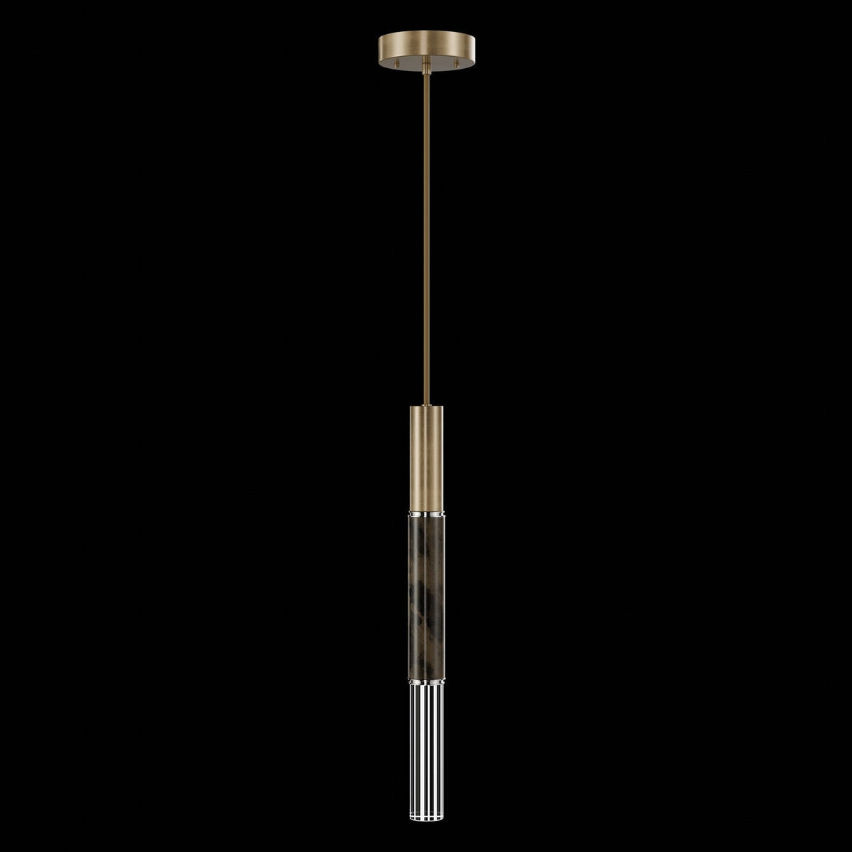 6.5-Inch Parchment Glass LED Pendant Light