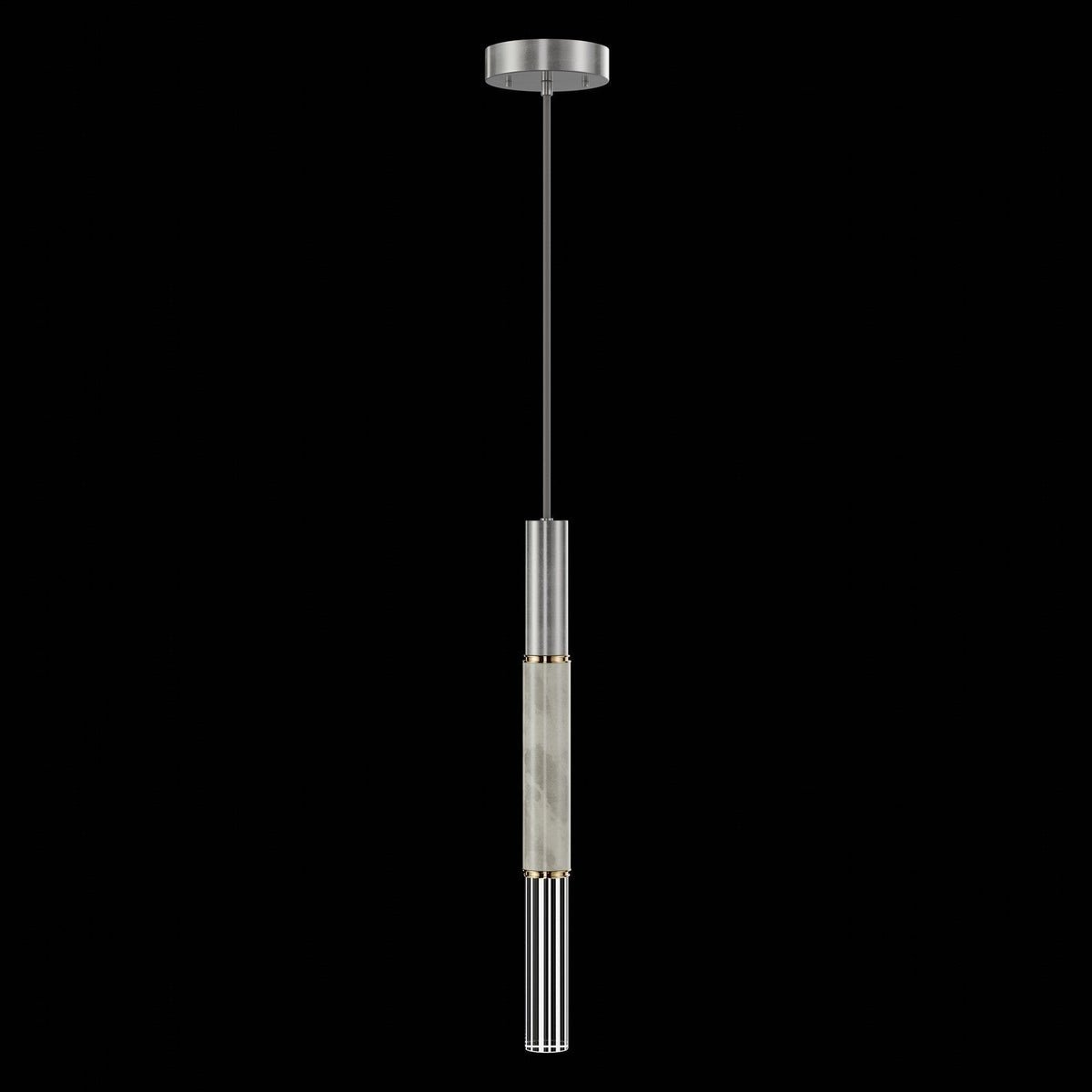 6.5-Inch Parchment Glass LED Pendant Light