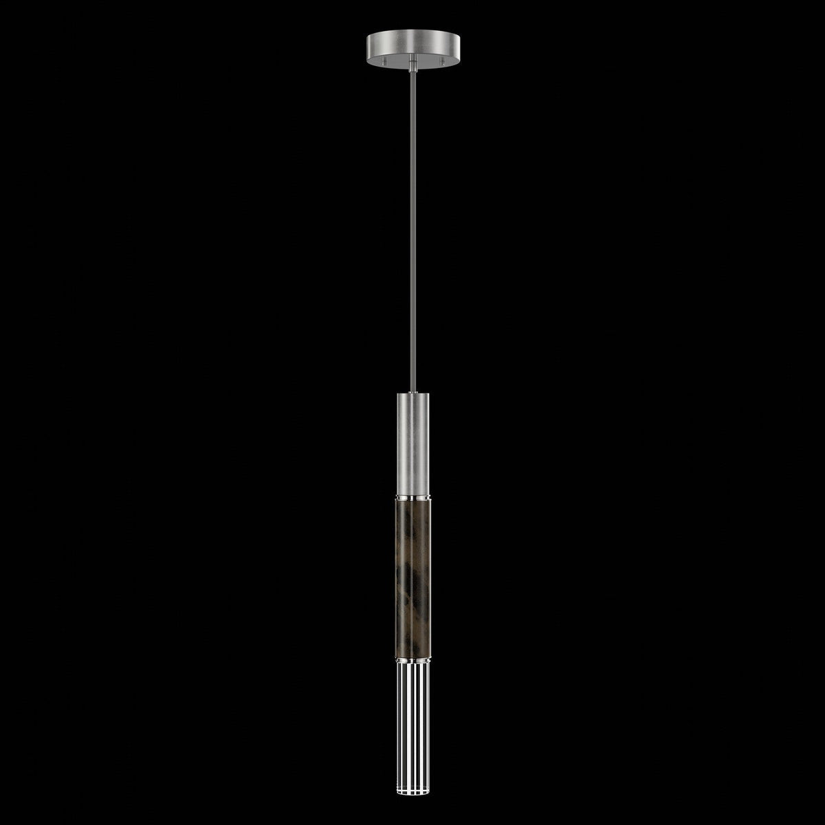 6.5-Inch Parchment Glass LED Pendant Light