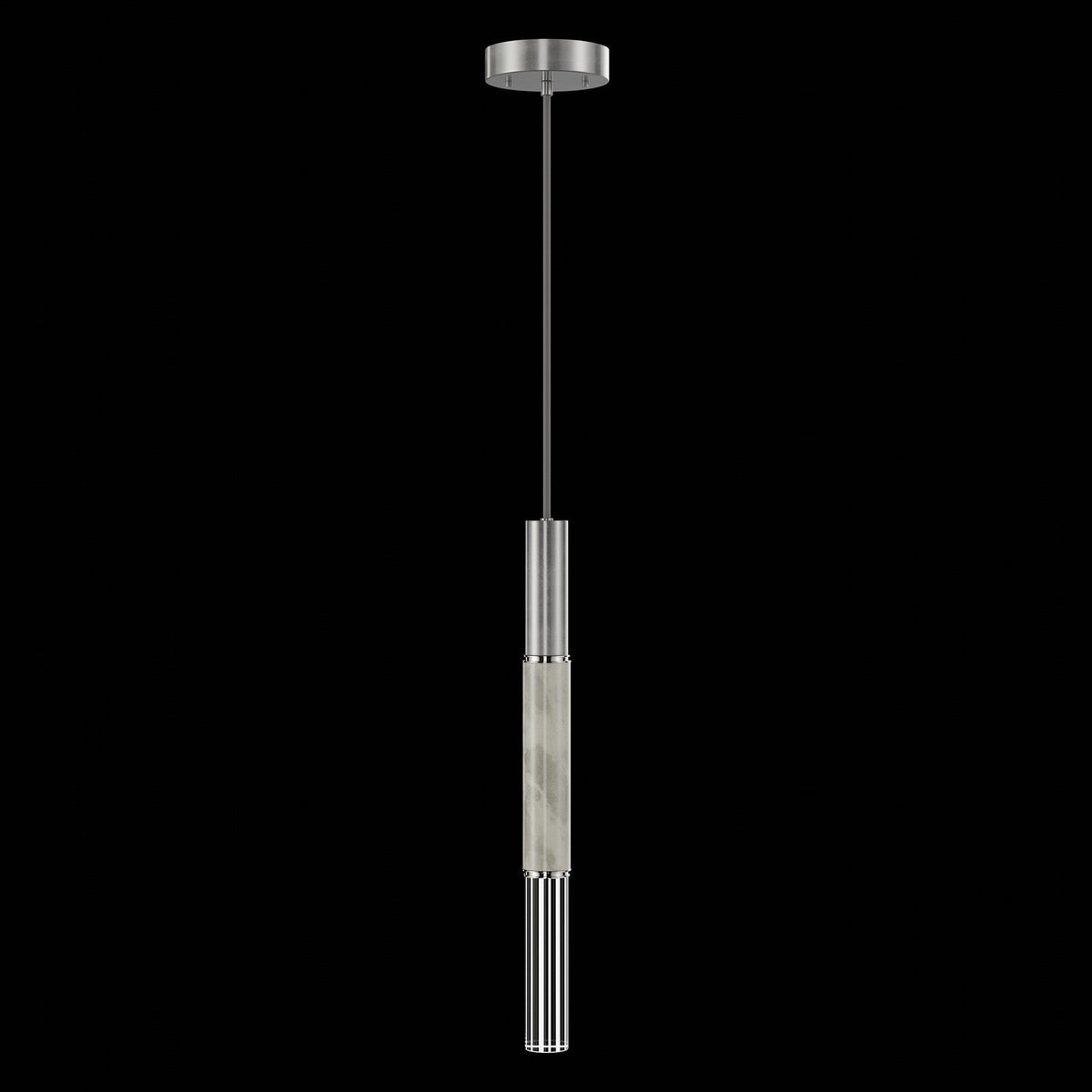 6.5-Inch Parchment Glass LED Pendant Light