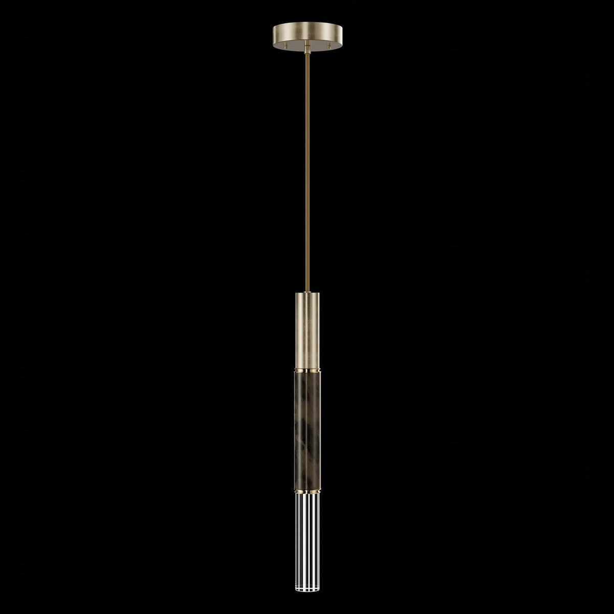 6.5-Inch Parchment Glass LED Pendant Light