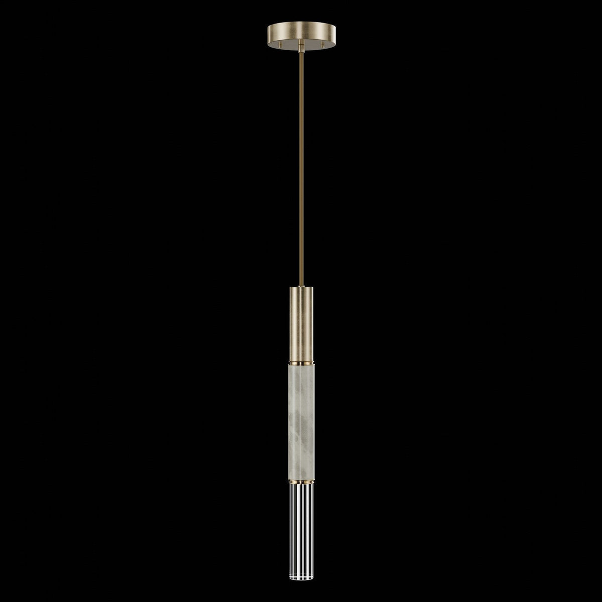 6.5-Inch Parchment Glass LED Pendant Light