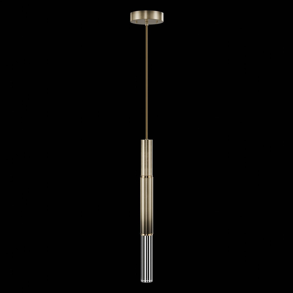 6.5-Inch Parchment Glass LED Pendant Light