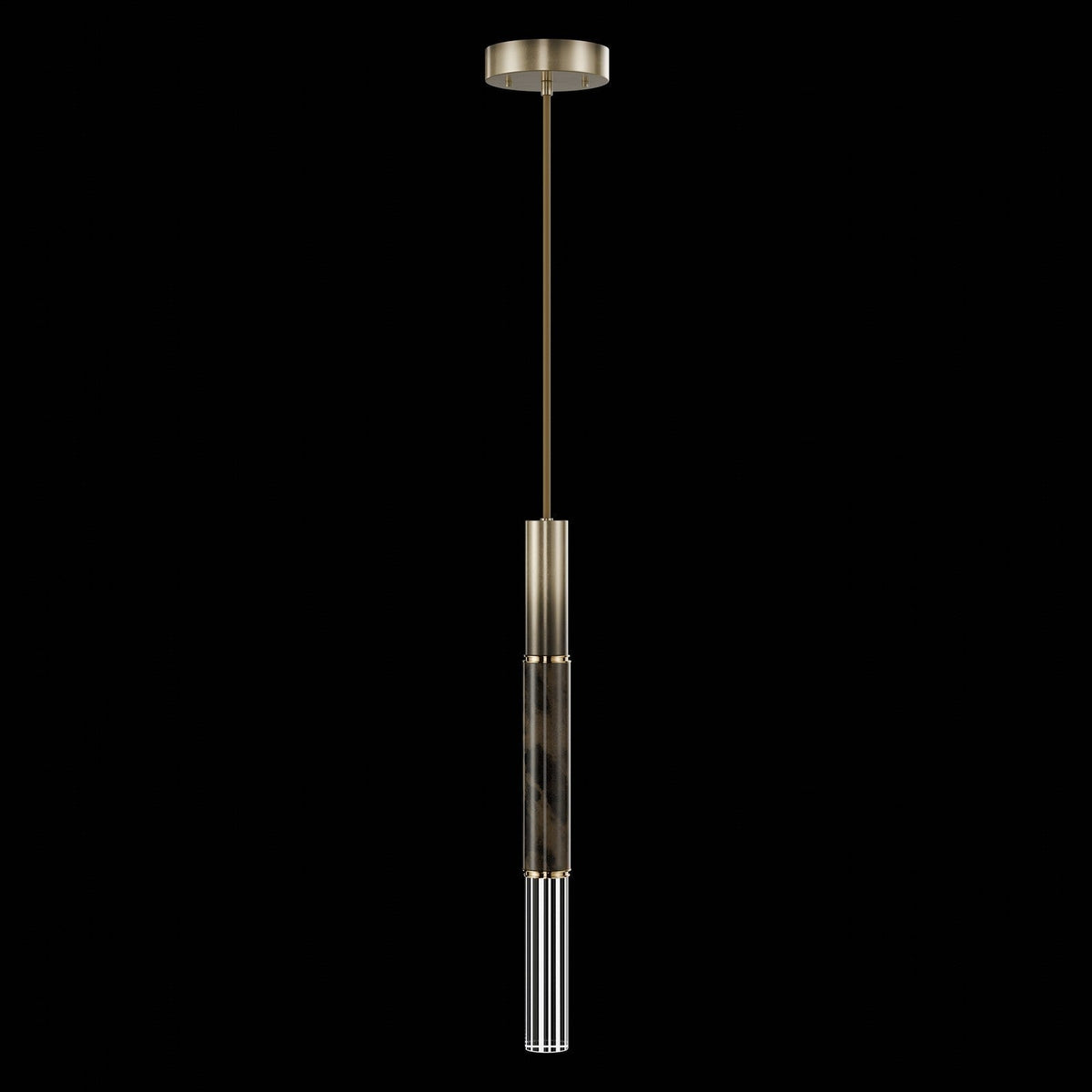 6.5-Inch Parchment Glass LED Pendant Light