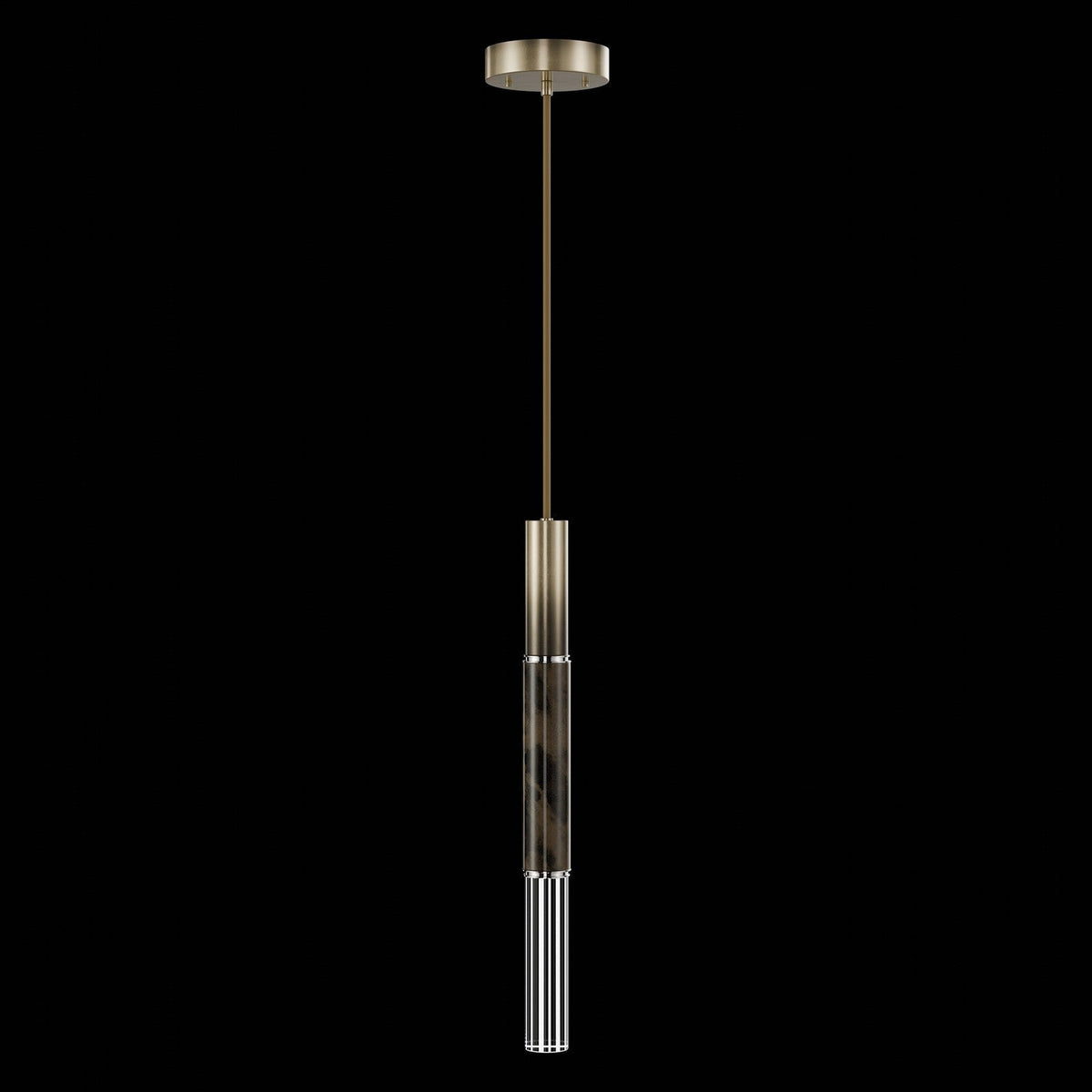 6.5-Inch Parchment Glass LED Pendant Light