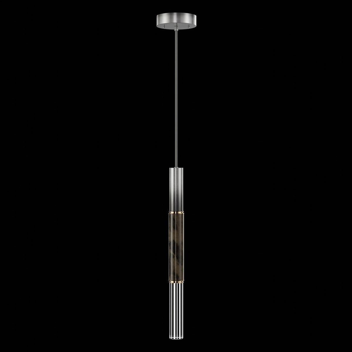 6.5-Inch Parchment Glass LED Pendant Light