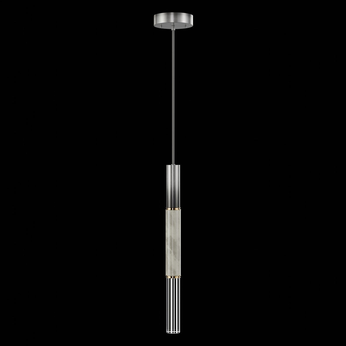 6.5-Inch Parchment Glass LED Pendant Light
