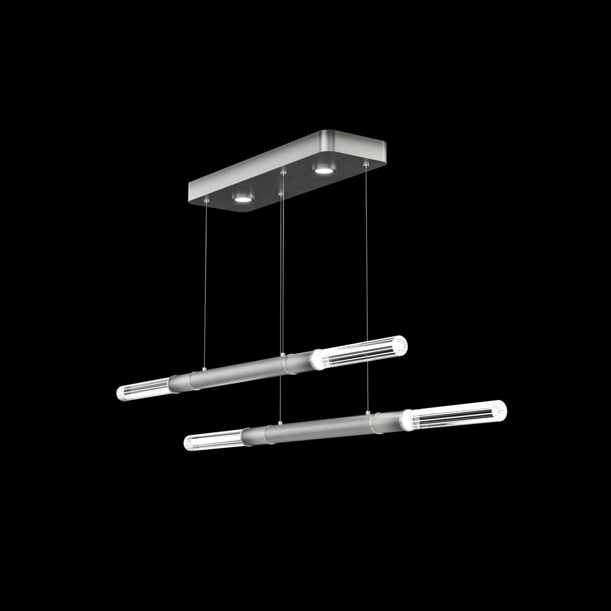 71-Inch Dual-Control Linear LED Pendant Light
