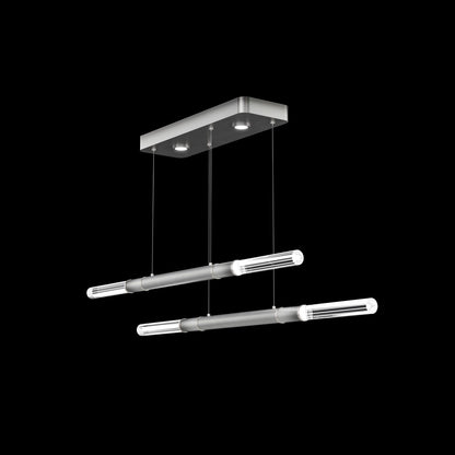 71-Inch Dual-Control Linear LED Pendant Light