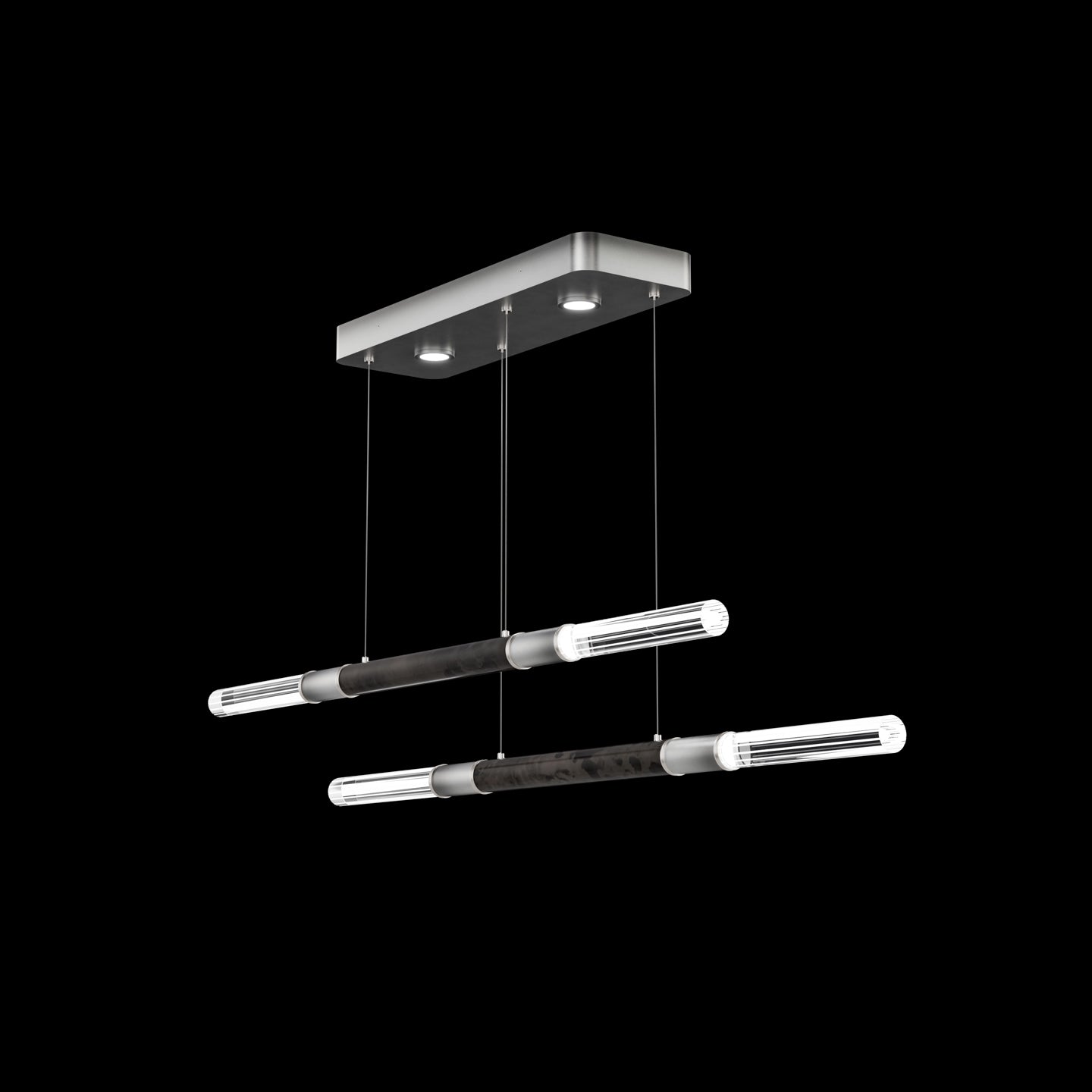71-Inch Dual-Control Linear LED Pendant Light