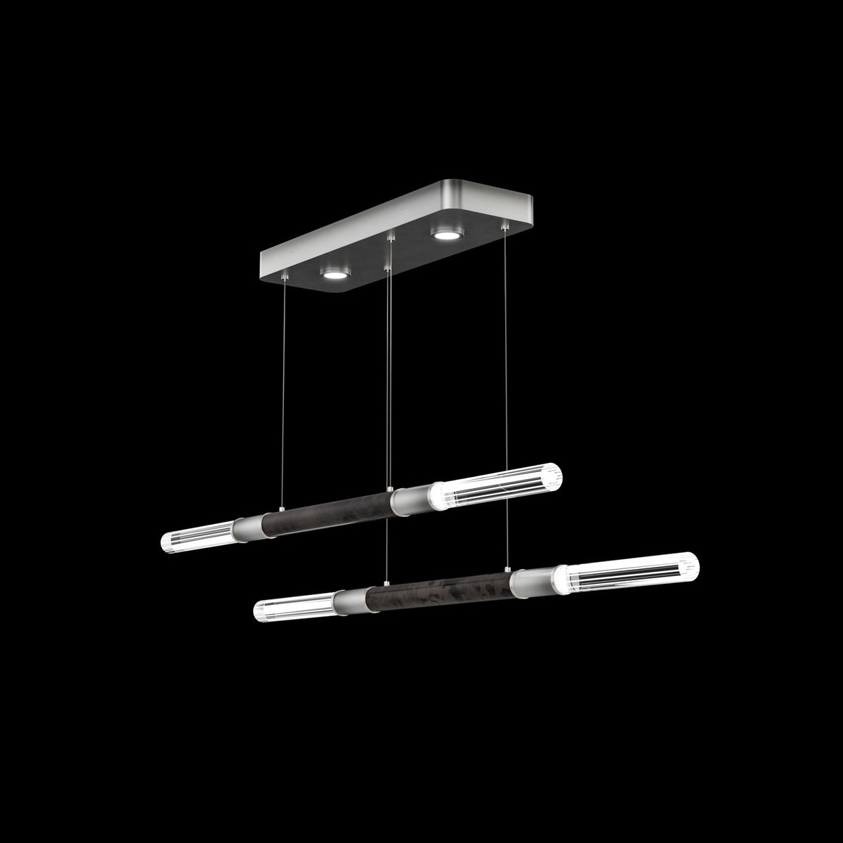 71-Inch Dual-Control Linear LED Pendant Light
