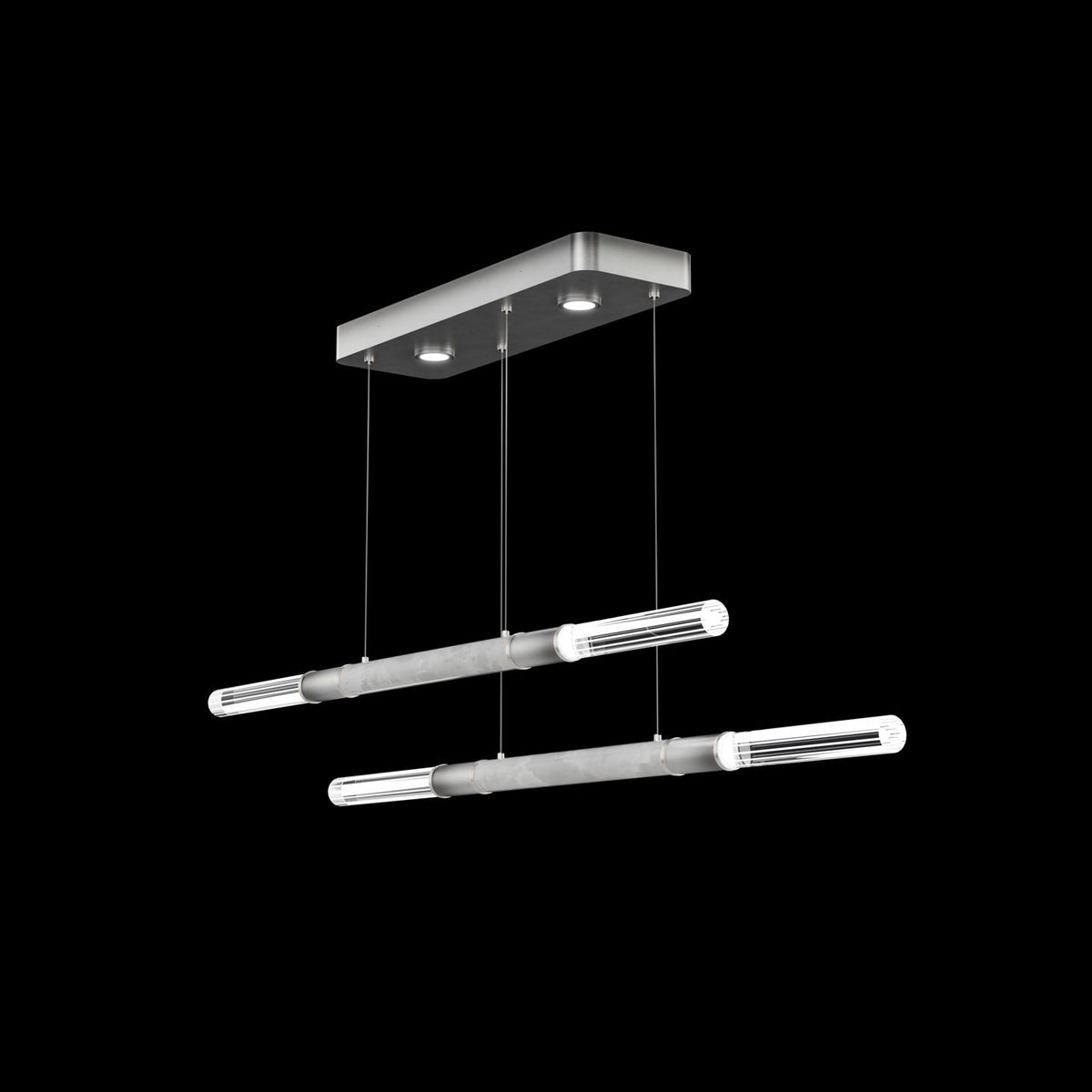 71-Inch Dual-Control Linear LED Pendant Light