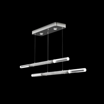71-Inch Dual-Control Linear LED Pendant Light