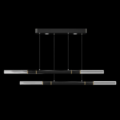 71-Inch Dual-Control Linear LED Pendant Light