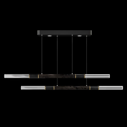 71-Inch Dual-Control Linear LED Pendant Light