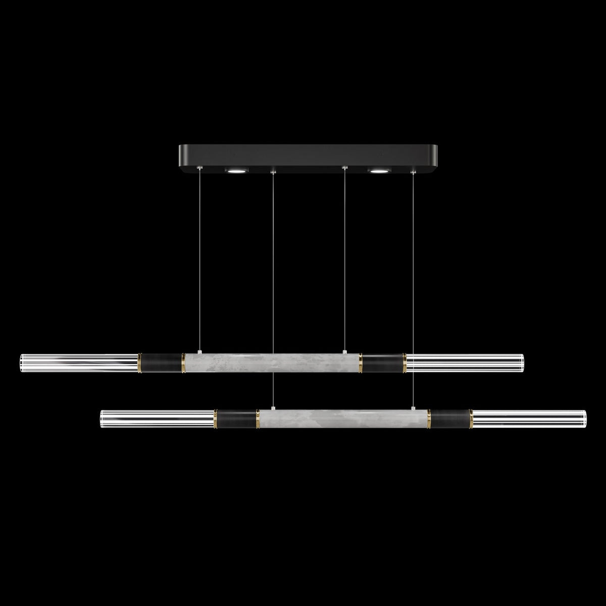 71-Inch Dual-Control Linear LED Pendant Light