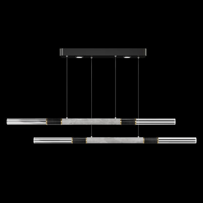 71-Inch Dual-Control Linear LED Pendant Light