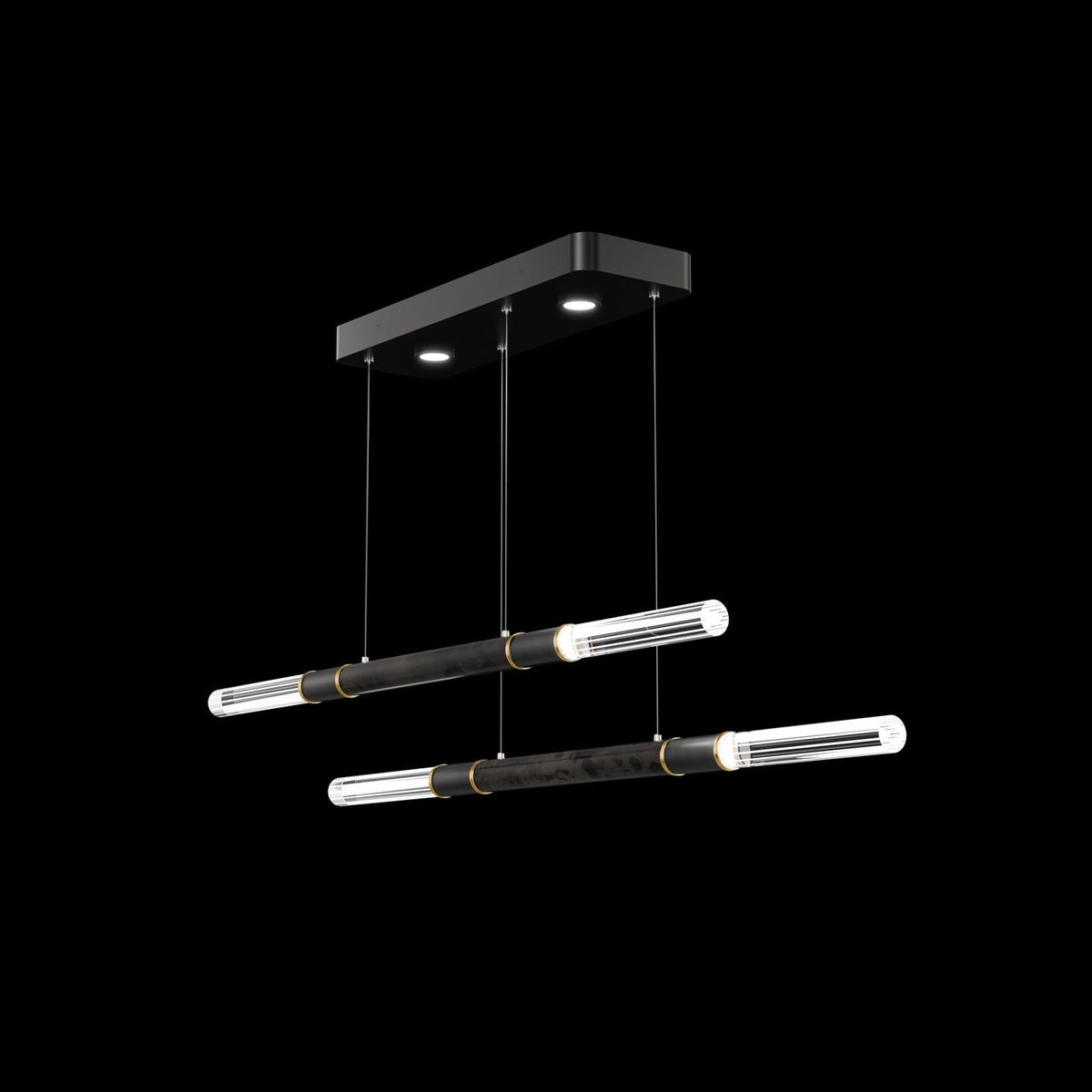 71-Inch Dual-Control Linear LED Pendant Light