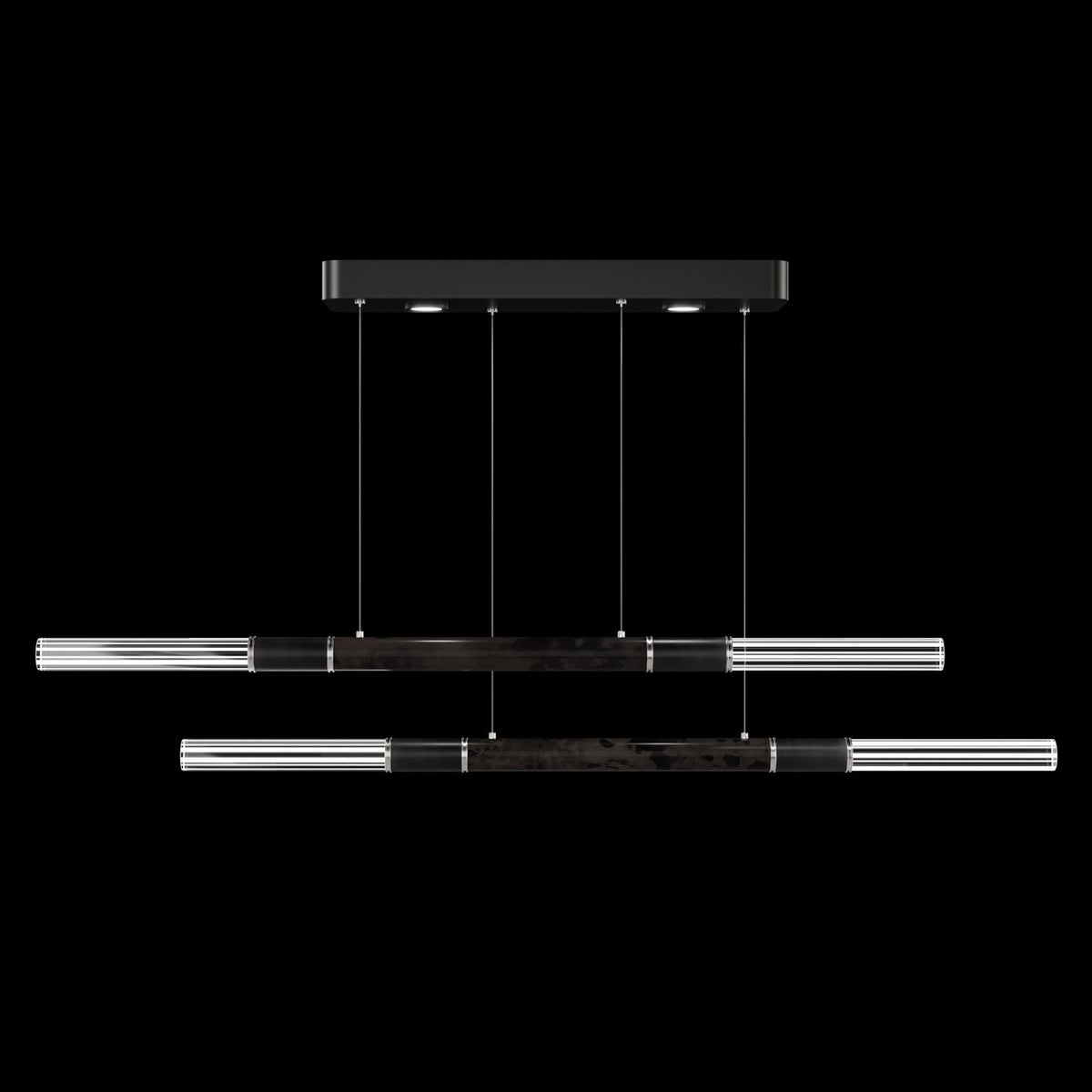 71-Inch Dual-Control Linear LED Pendant Light