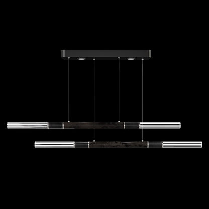 71-Inch Dual-Control Linear LED Pendant Light