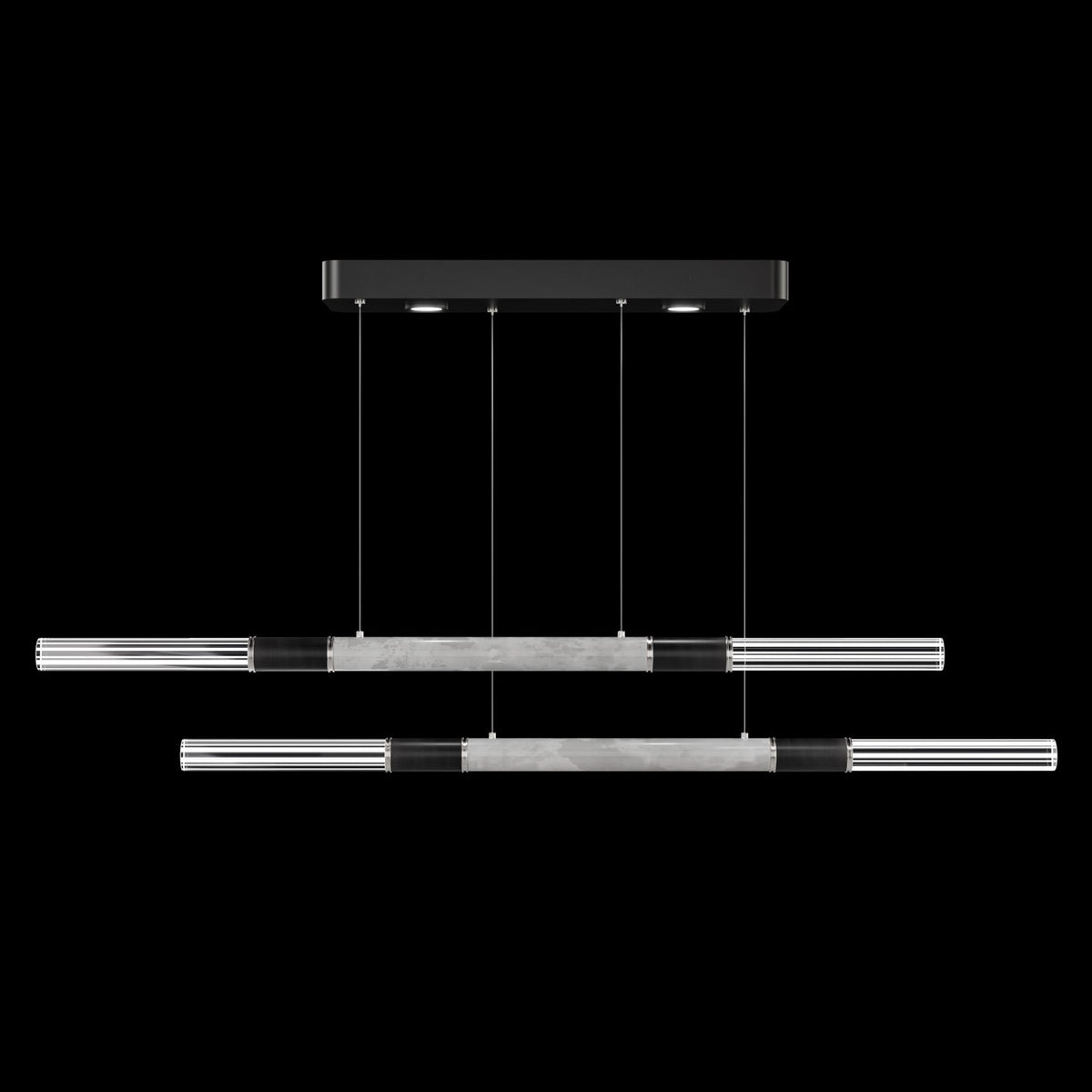 71-Inch Dual-Control Linear LED Pendant Light
