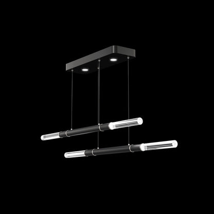71-Inch Dual-Control Linear LED Pendant Light