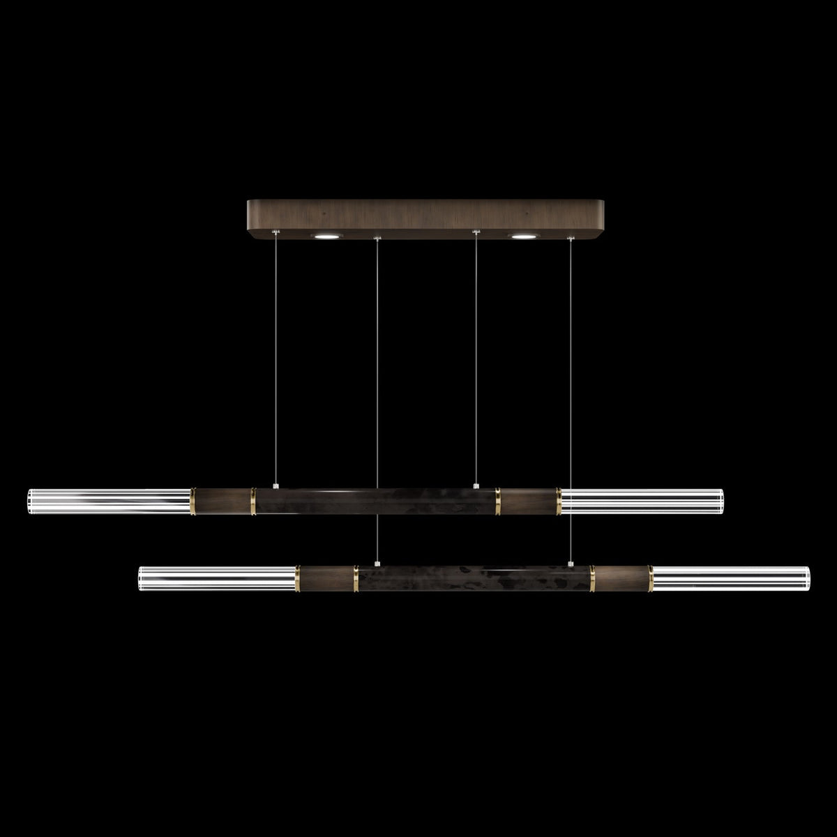 71-Inch Dual-Control Linear LED Pendant Light