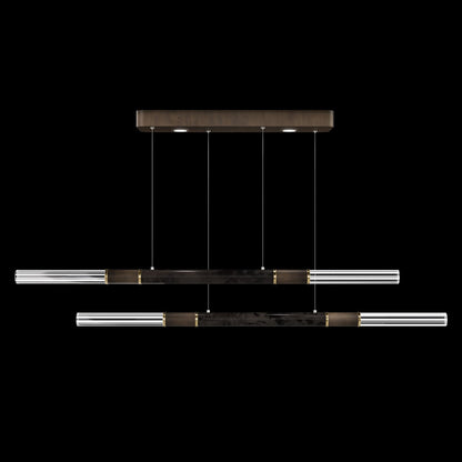 71-Inch Dual-Control Linear LED Pendant Light