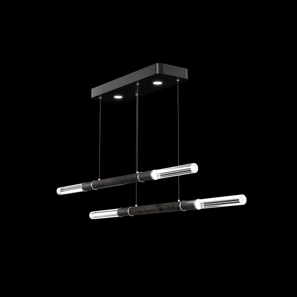 71-Inch Dual-Control Linear LED Pendant Light