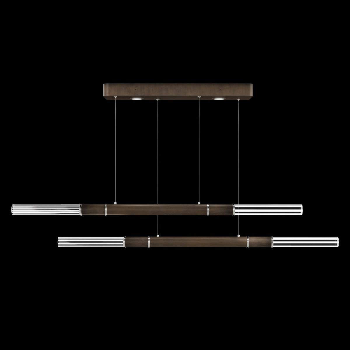 71-Inch Dual-Control Linear LED Pendant Light