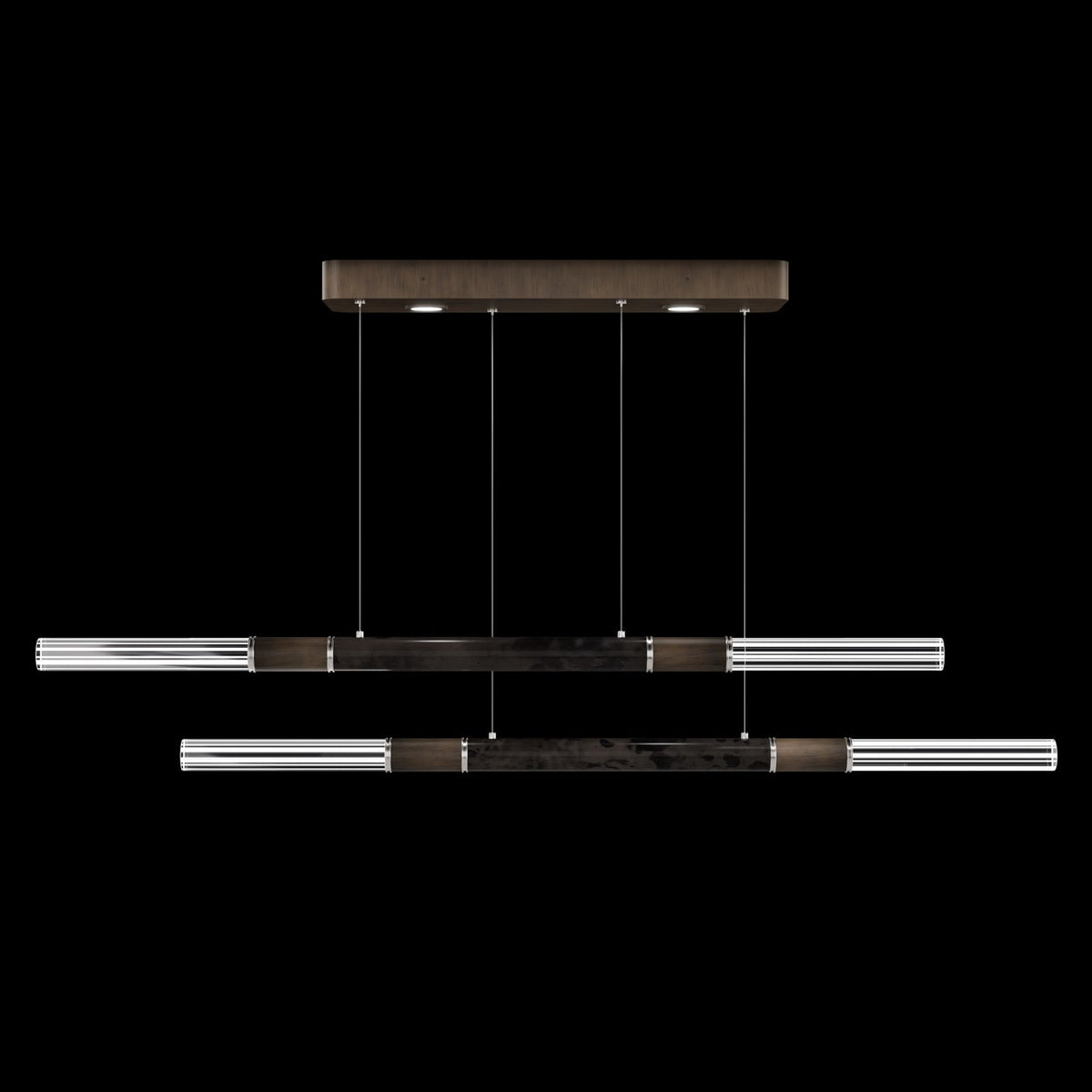 71-Inch Dual-Control Linear LED Pendant Light