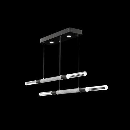 71-Inch Dual-Control Linear LED Pendant Light