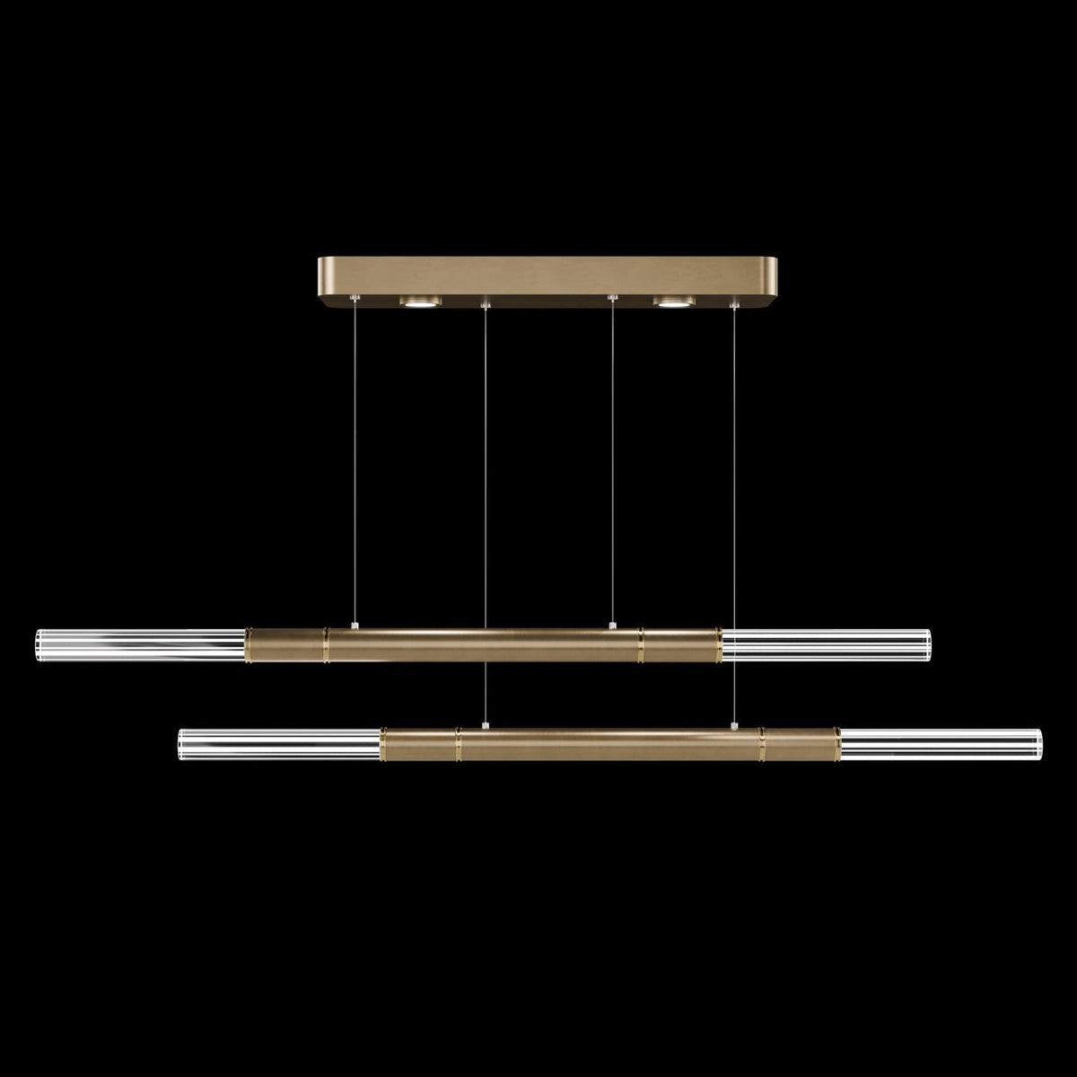 71-Inch Dual-Control Linear LED Pendant Light