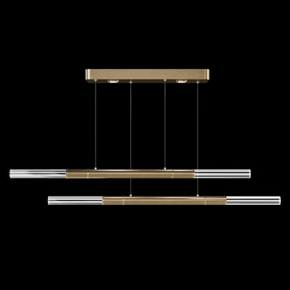 71-Inch Dual-Control Linear LED Pendant Light