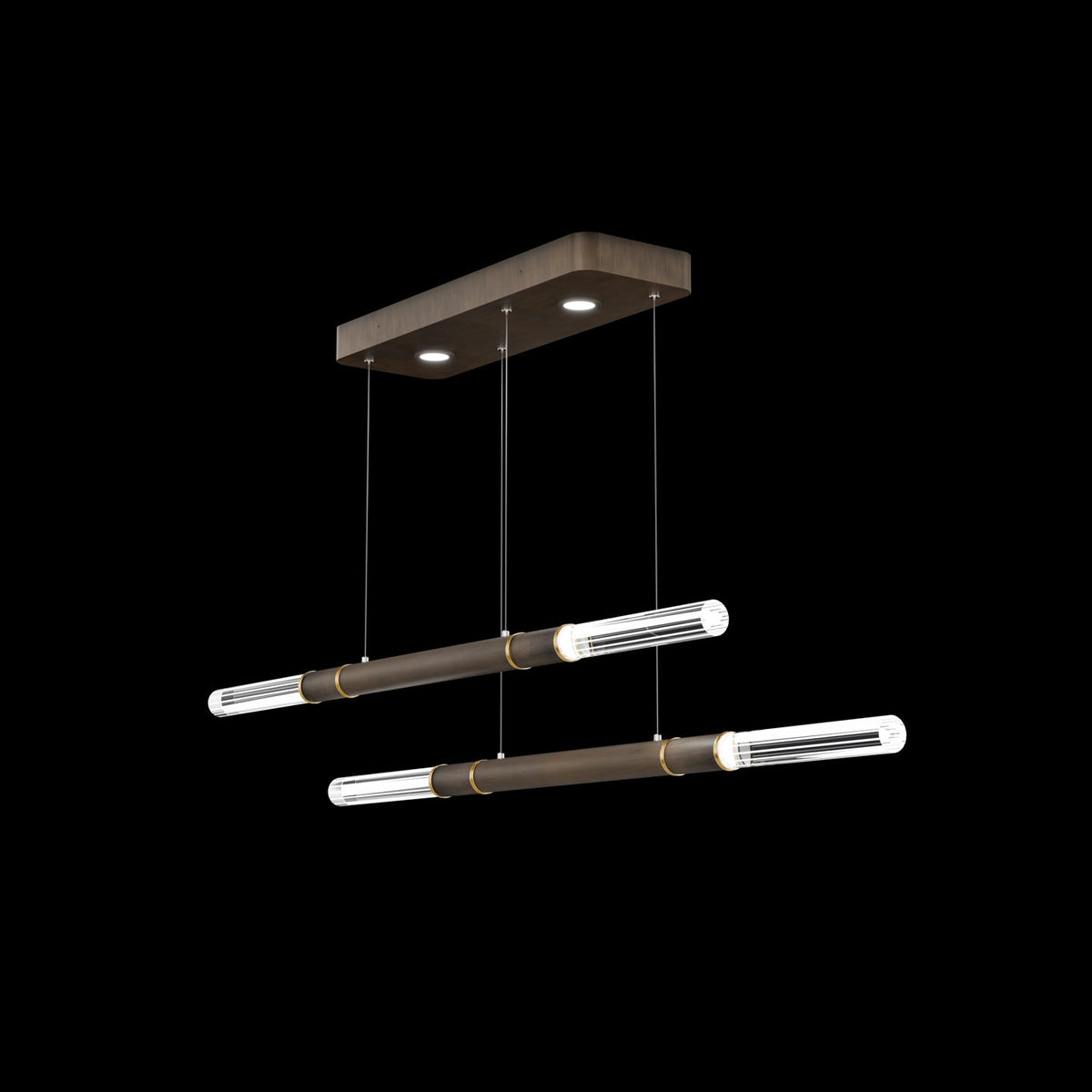 71-Inch Dual-Control Linear LED Pendant Light