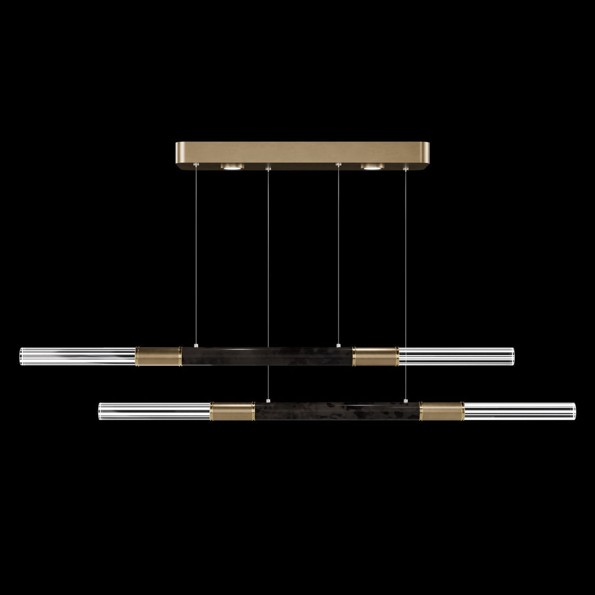 71-Inch Dual-Control Linear LED Pendant Light