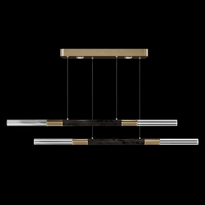 71-Inch Dual-Control Linear LED Pendant Light
