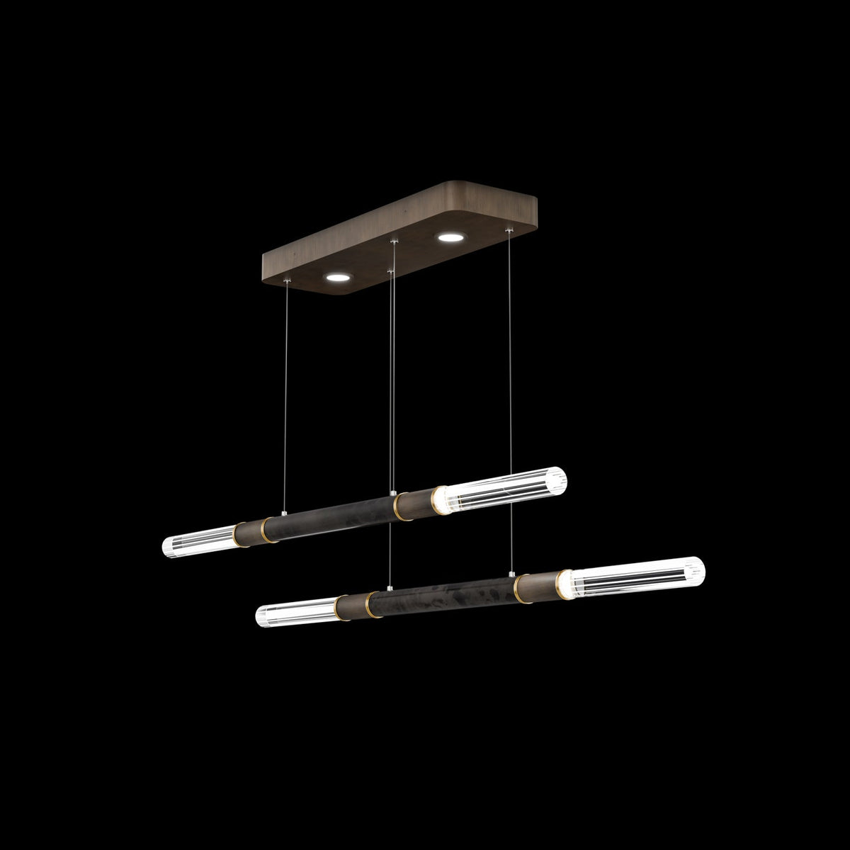 71-Inch Dual-Control Linear LED Pendant Light