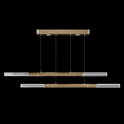 71-Inch Dual-Control Linear LED Pendant Light