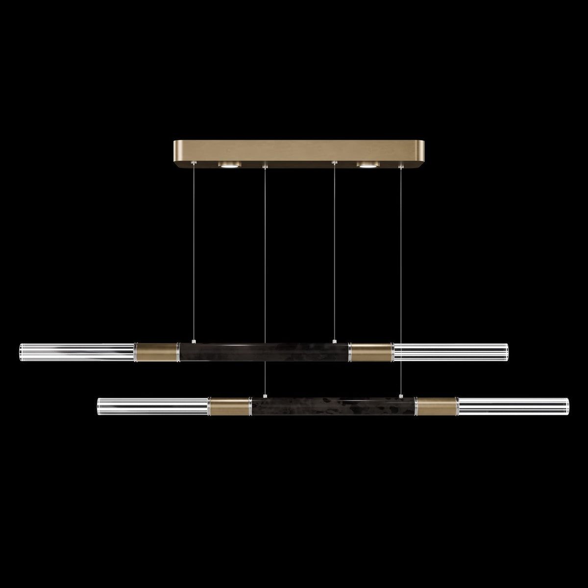71-Inch Dual-Control Linear LED Pendant Light