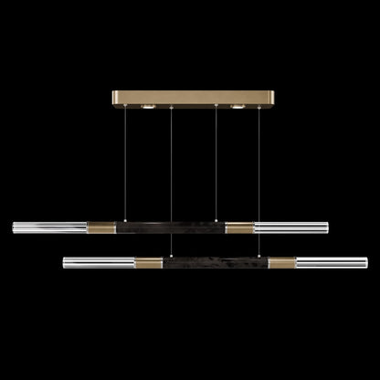 71-Inch Dual-Control Linear LED Pendant Light