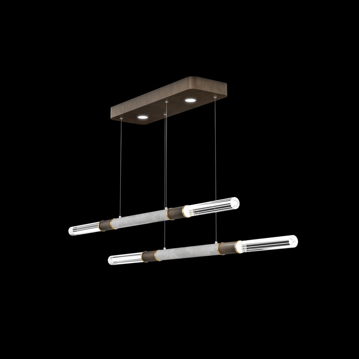 71-Inch Dual-Control Linear LED Pendant Light