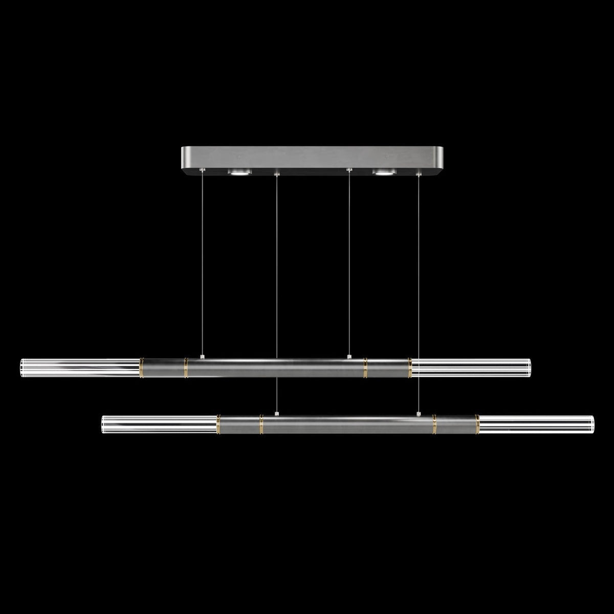 71-Inch Dual-Control Linear LED Pendant Light